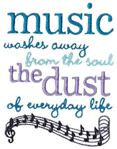 Music Washes Away The Dust