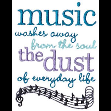 Music Washes Away The Dust
