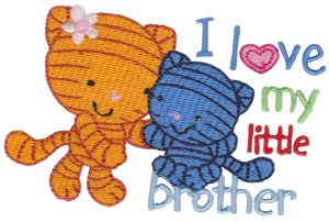 I Love My Little Brother Cats