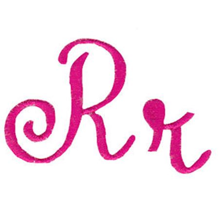 Letter R Alpha My Girl Alpha R - Bunnycup Embroidery