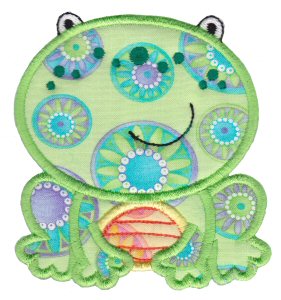 Pet Frog Applique
