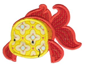 Pet Goldfish Applique