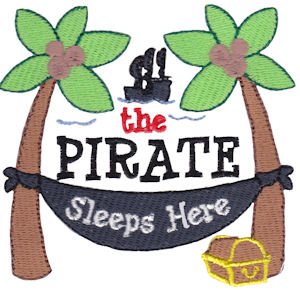 The Pirate Sleeps Here