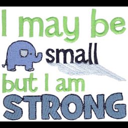 I May Be Small But I Am Strong