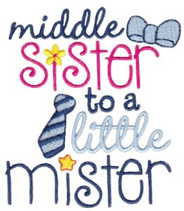 Middle Sister To A Little Mister