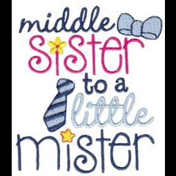 Middle Sister To A Little Mister