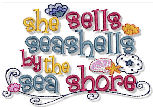 She Sells Seashells By The Sea Shore