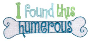 Filled Stitch I Found This Humerous