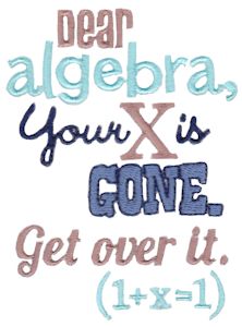 Dear Algebra