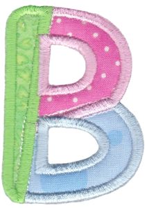 Patches Alphabet Applique B