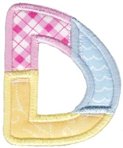 Patches Alphabet Applique D