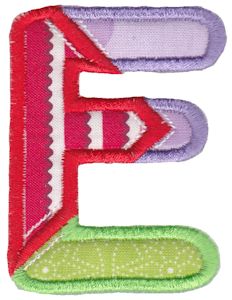 Patches Alphabet Applique E