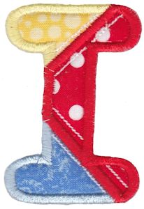 Patches Alphabet Applique I
