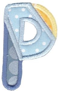 Patches Alphabet Applique P