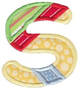Patches Alphabet Applique S