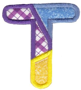 Patches Alphabet Applique T