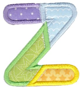 Patches Alphabet Applique Z