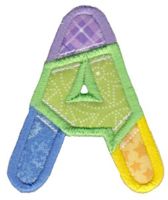 Patches Alphabet Applique