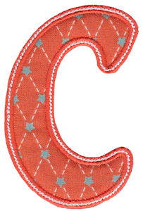 Patty Cake Alpha Applique Capital C