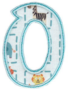 Patty Cake Alpha Applique Capital O