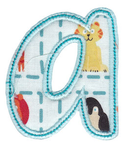 Patty Cake Alpha Applique Lower Case a