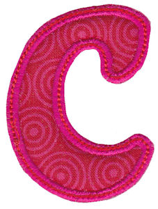 Patty Cake Alpha Applique Lower Case c