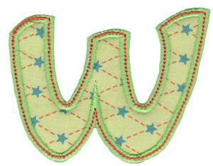 Patty Cake Alpha Applique Lower Case w