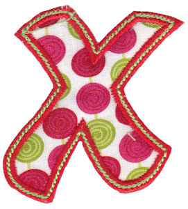 Patty Cake Alpha Applique Lower Case x