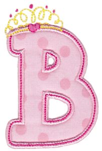 Princess Alpha Applique B