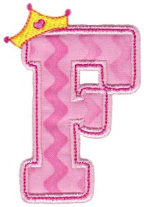 Princess Alpha Applique F