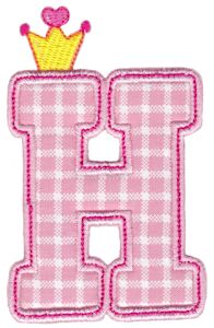 Princess Alpha Applique H