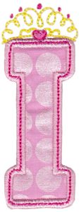 Princess Alpha Applique I