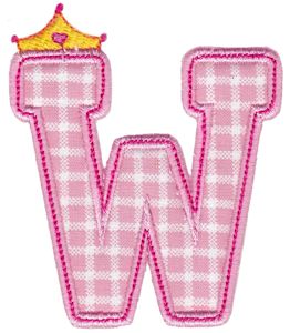 Princess Alpha Applique W