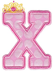Princess Alpha Applique X
