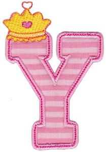 Princess Alpha Applique Y
