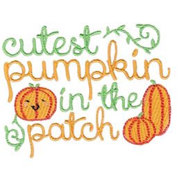 Cutest Pumpkin In The Patch