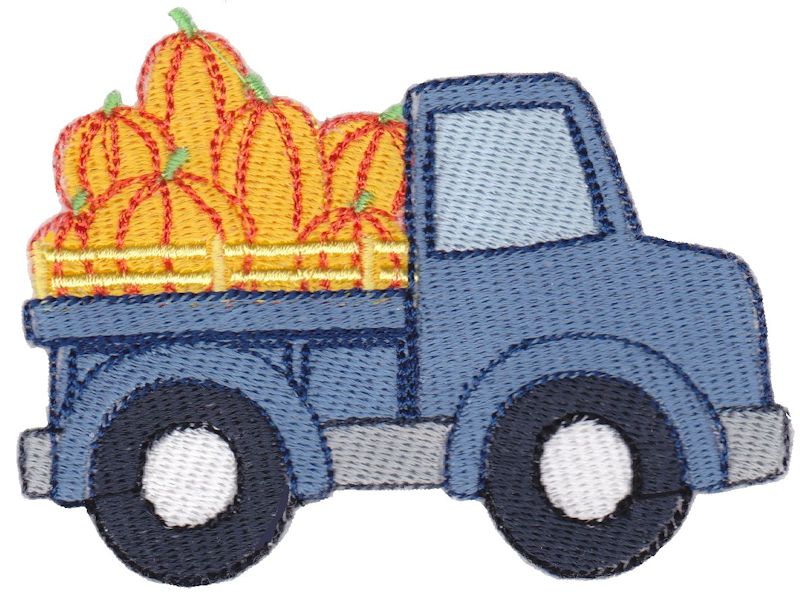 Truck Filled With Pumpkins