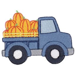 Truck Filled With Pumpkins