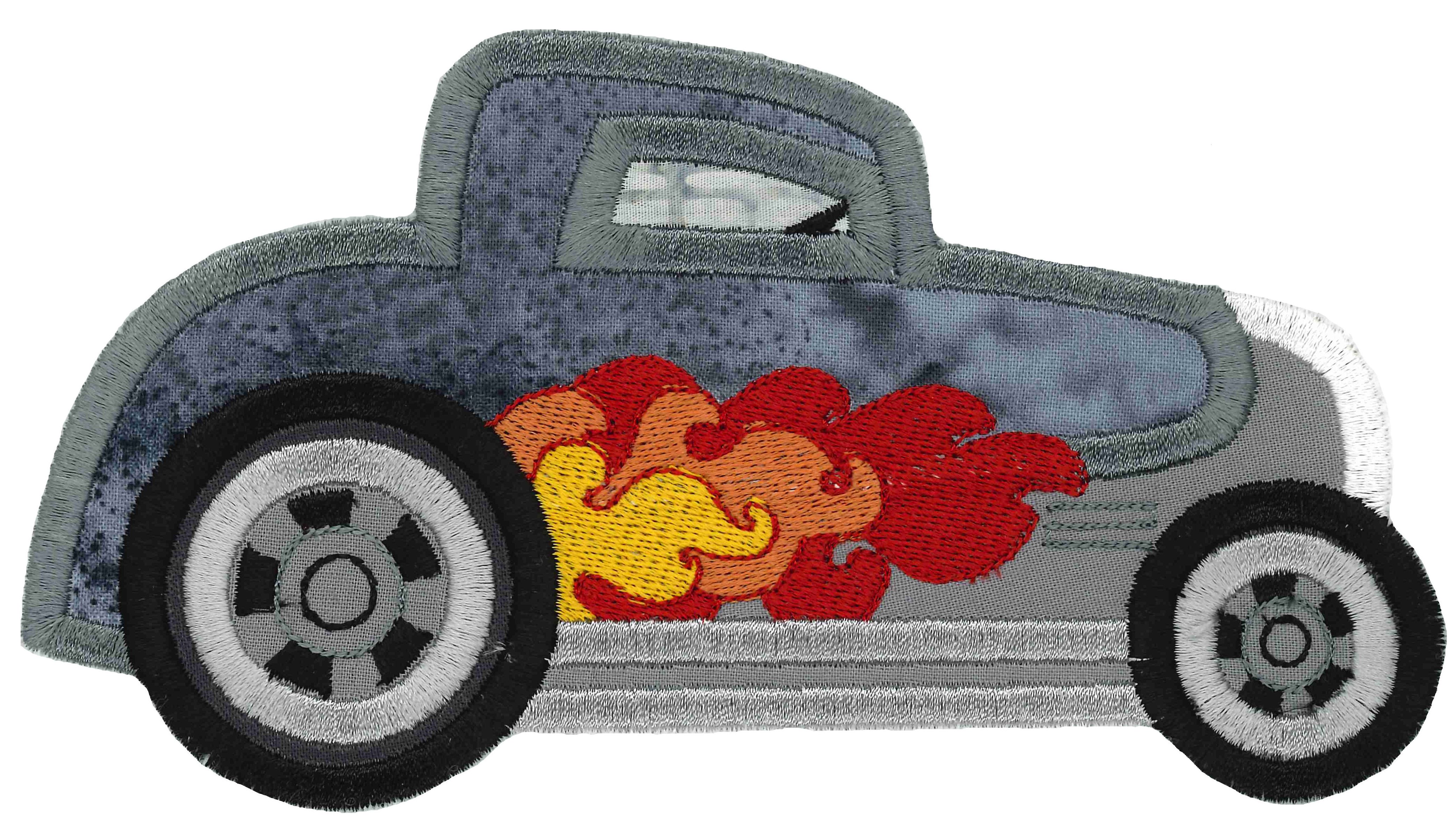 Race Cars Applique 8 5x7 