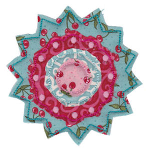 Raggedy Flowers Applique 10