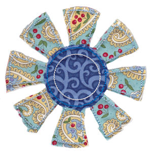 Raggedy Flowers Applique 13