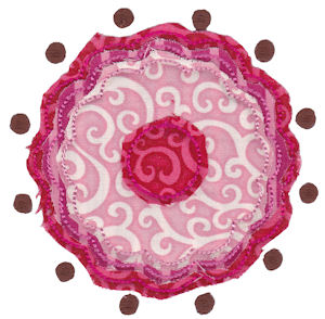 Raggedy Flowers Applique 6