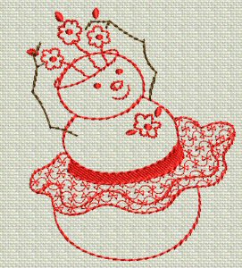 Redwork Christmas 10