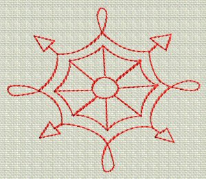 Redwork Christmas 11