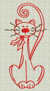 Redwork Christmas 12