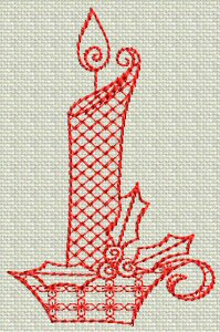 Redwork Christmas 13