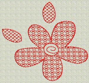 Redwork Christmas 16