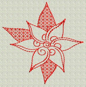 Redwork Christmas 17