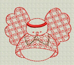 Redwork Christmas 7
