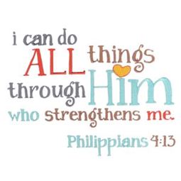 I Can Do All Things Through Him